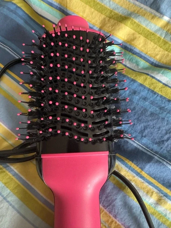 Revlon Revlon One-step Hair Dryer and Volumizer Hot Air Brush, Pink, 1 count - Picture 3 of 6